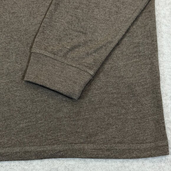 Weatherproof Vintage Men's The Vintage Henley Grey Heather Long Sleeve L NWT - Picture 4 of 11